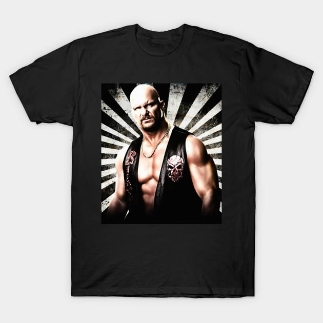 Stone Cold Poster T-Shirt by IndianaWild